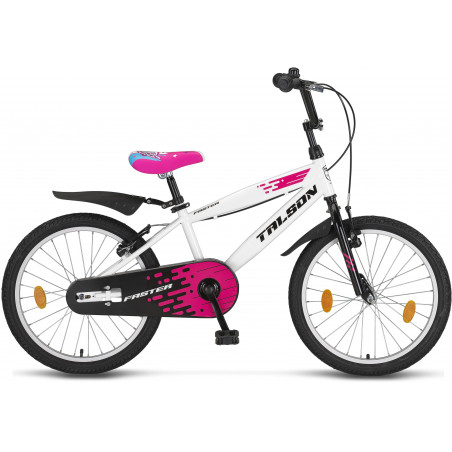 20 Zoll Citybike mit Zubehör Weiß